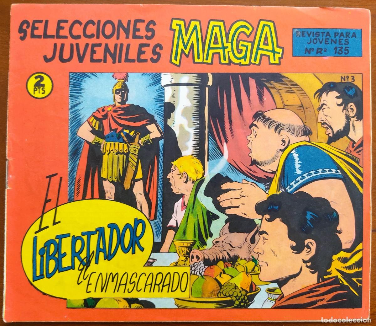 Tebeos: EL LIBERTADOR N&ordm; 3 - SELECCIONES JUVENILES MAGA - EDITORIAL MAGA - ORIGINAL DE &Eacute;POCA