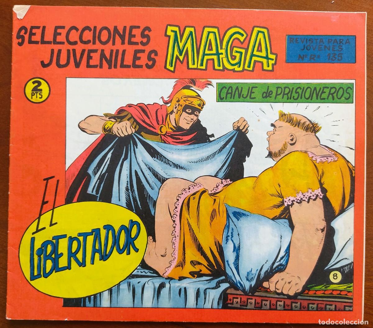 Tebeos: EL LIBERTADOR N&ordm; 8 - SELECCIONES JUVENILES MAGA - EDITORIAL MAGA - ORIGINAL DE &Eacute;POCA
