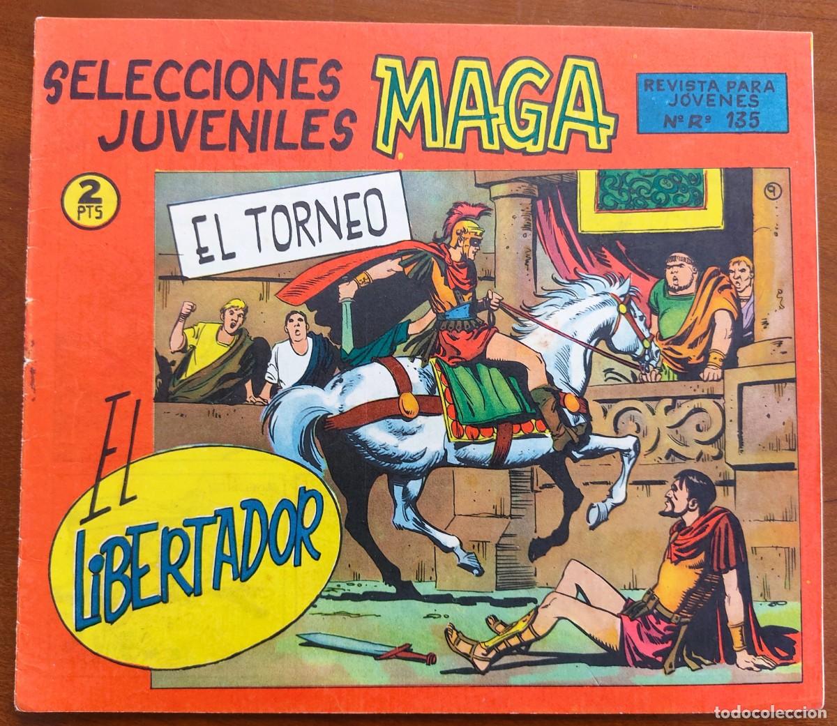 Tebeos: EL LIBERTADOR N&ordm; 9 - SELECCIONES JUVENILES MAGA - EDITORIAL MAGA - ORIGINAL DE &Eacute;POCA