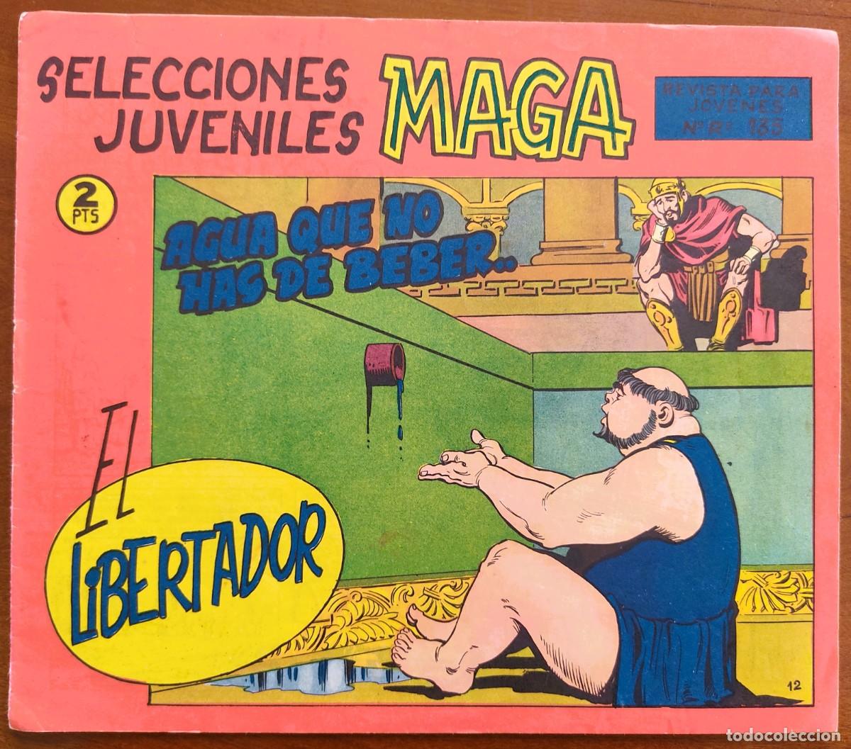 Tebeos: EL LIBERTADOR N&ordm; 12 - SELECCIONES JUVENILES MAGA - EDITORIAL MAGA - ORIGINAL DE &Eacute;POCA