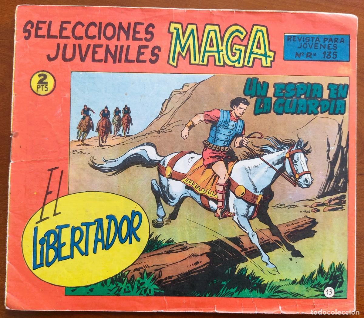 Tebeos: EL LIBERTADOR N&ordm; 13 - SELECCIONES JUVENILES MAGA - EDITORIAL MAGA - ORIGINAL DE &Eacute;POCA