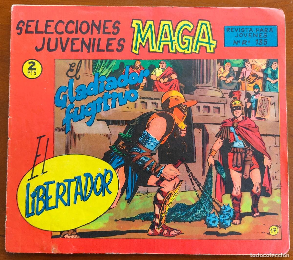 Tebeos: EL LIBERTADOR N&ordm; 17 - SELECCIONES JUVENILES MAGA - EDITORIAL MAGA - ORIGINAL DE &Eacute;POCA