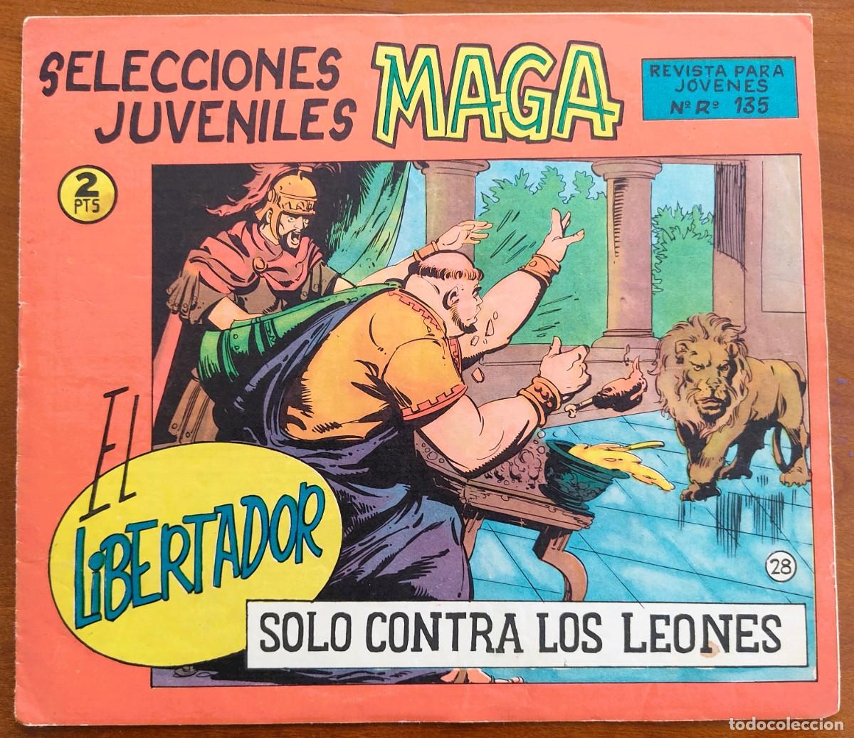 Tebeos: EL LIBERTADOR N&ordm; 28 - SELECCIONES JUVENILES MAGA - EDITORIAL MAGA - ORIGINAL DE &Eacute;POCA