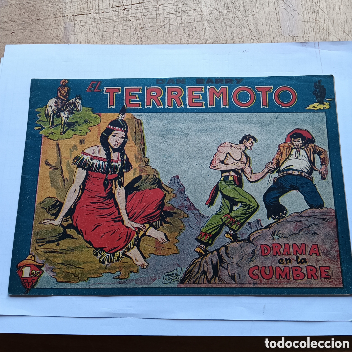 Tebeos: DAN BARRY EL TERREMOTO N&Uacute;M 39 EDI.MAGA ORIGINAL