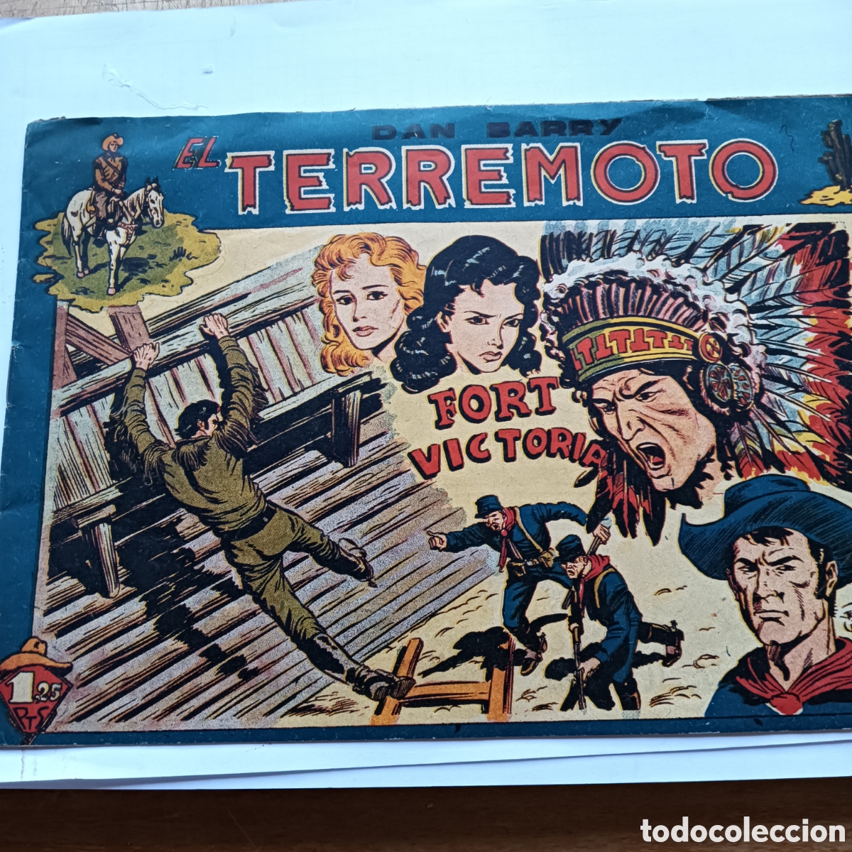Tebeos: DAN BARRY EL TERREMOTO N&Uacute;M 40 EDI.MAGA ORIGINAL