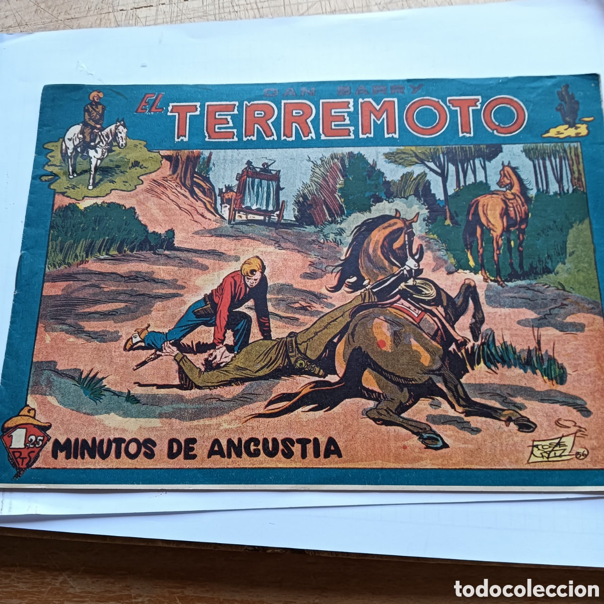 Tebeos: DAN BARRY EL TERREMOTO N&Uacute;M 49 EDI.MAGA ORIGINAL