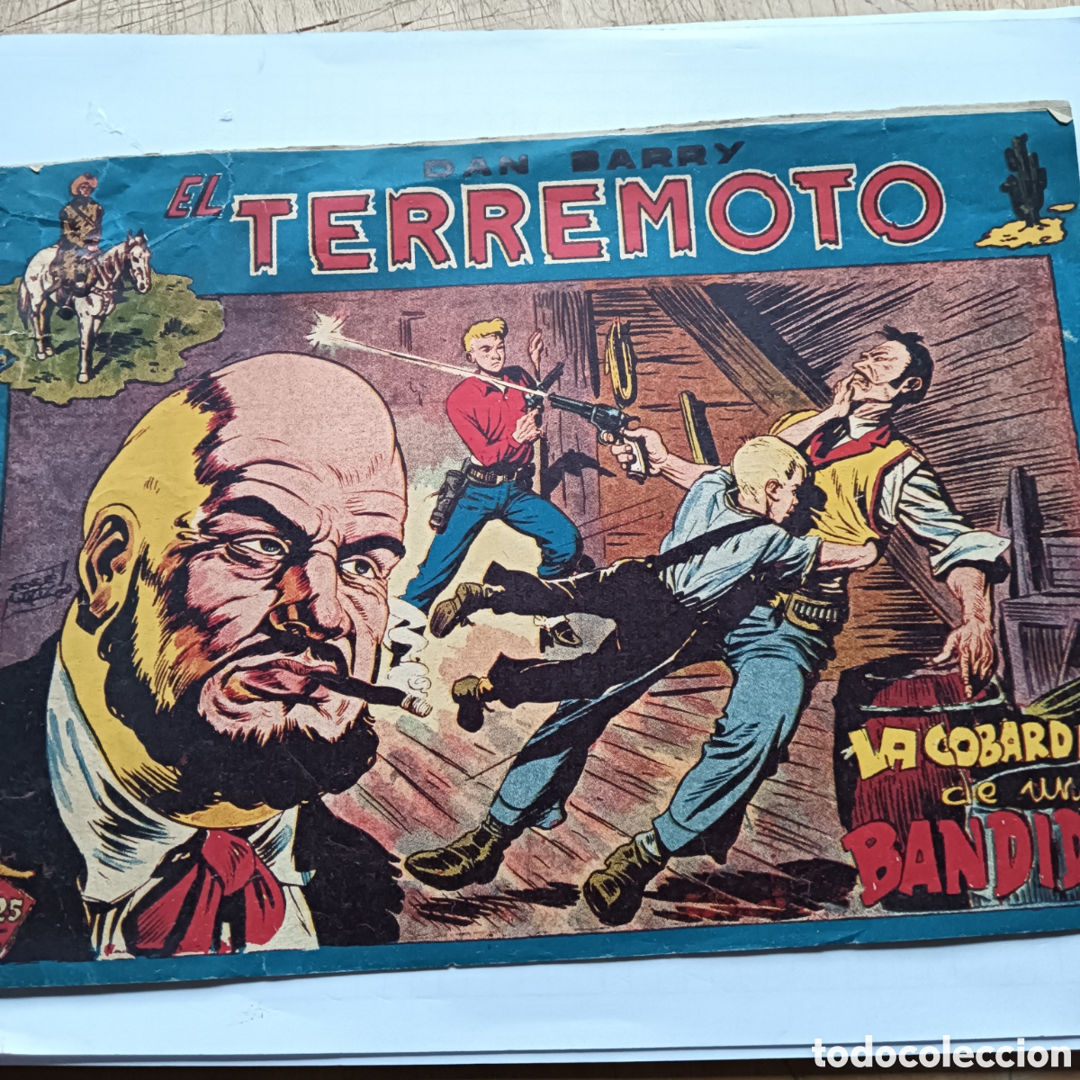 Tebeos: DAN BARRY EL TERREMOTO N&Uacute;M 51EFI.MAGA ORIGINAL