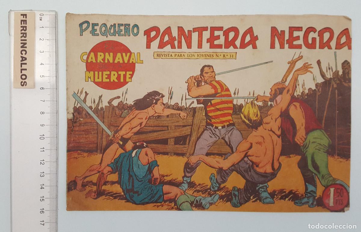 Tebeos: PEQUE&Ntilde;O LA PANTERA NEGRA, N&ordm; 140 EL CARNAVAL DE LA MUERTE, EDITORIAL MAGA, ORIGINAL