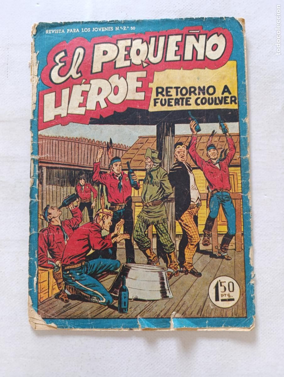 Tebeos: EL PEQUE&Ntilde;O HEROE N&ordm; 45 - RETORNO A FUERTE COULVER - MAGA - ORIGINAL (HU)