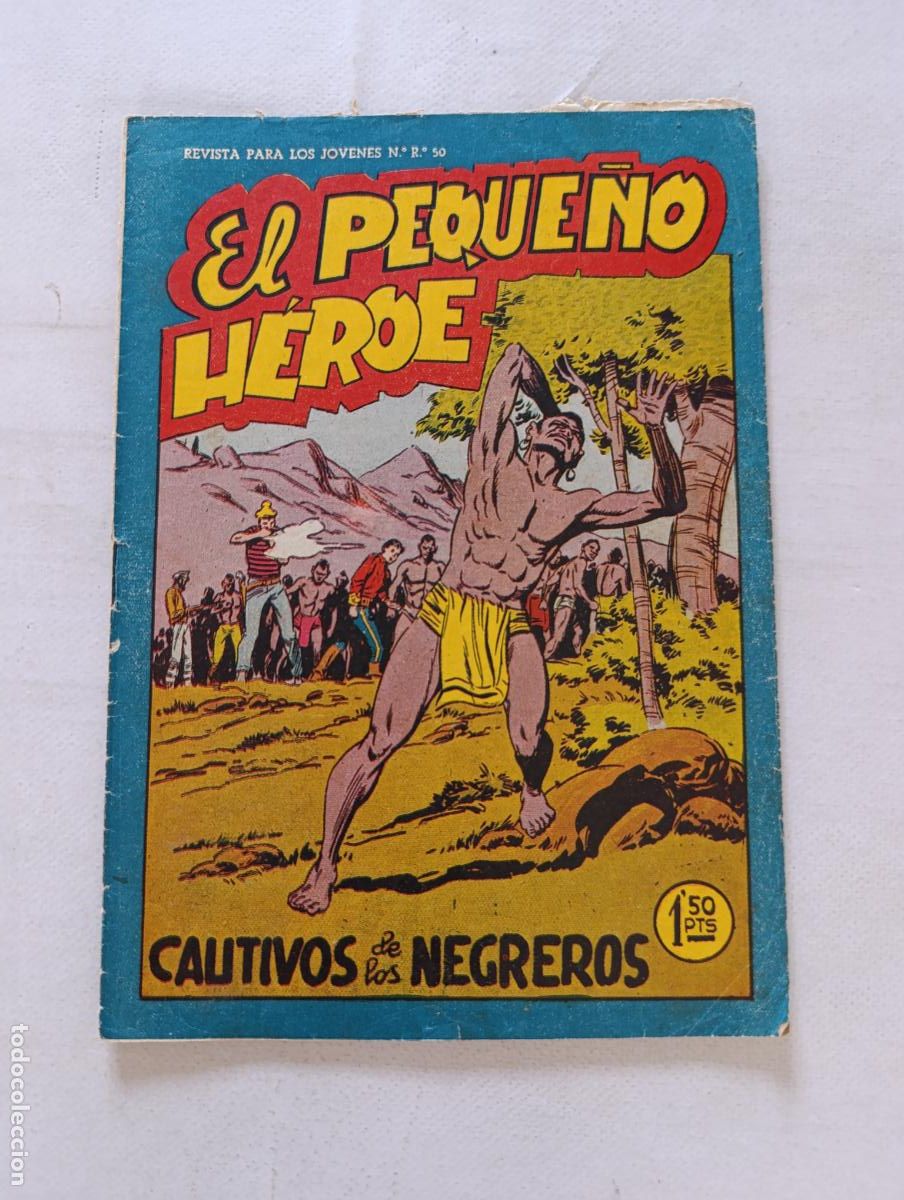Tebeos: EL PEQUE&Ntilde;O HEROE N&ordm; 65 - CAUTIVOS DE LOS NEGREROS - MAGA - ORIGINAL (HU)