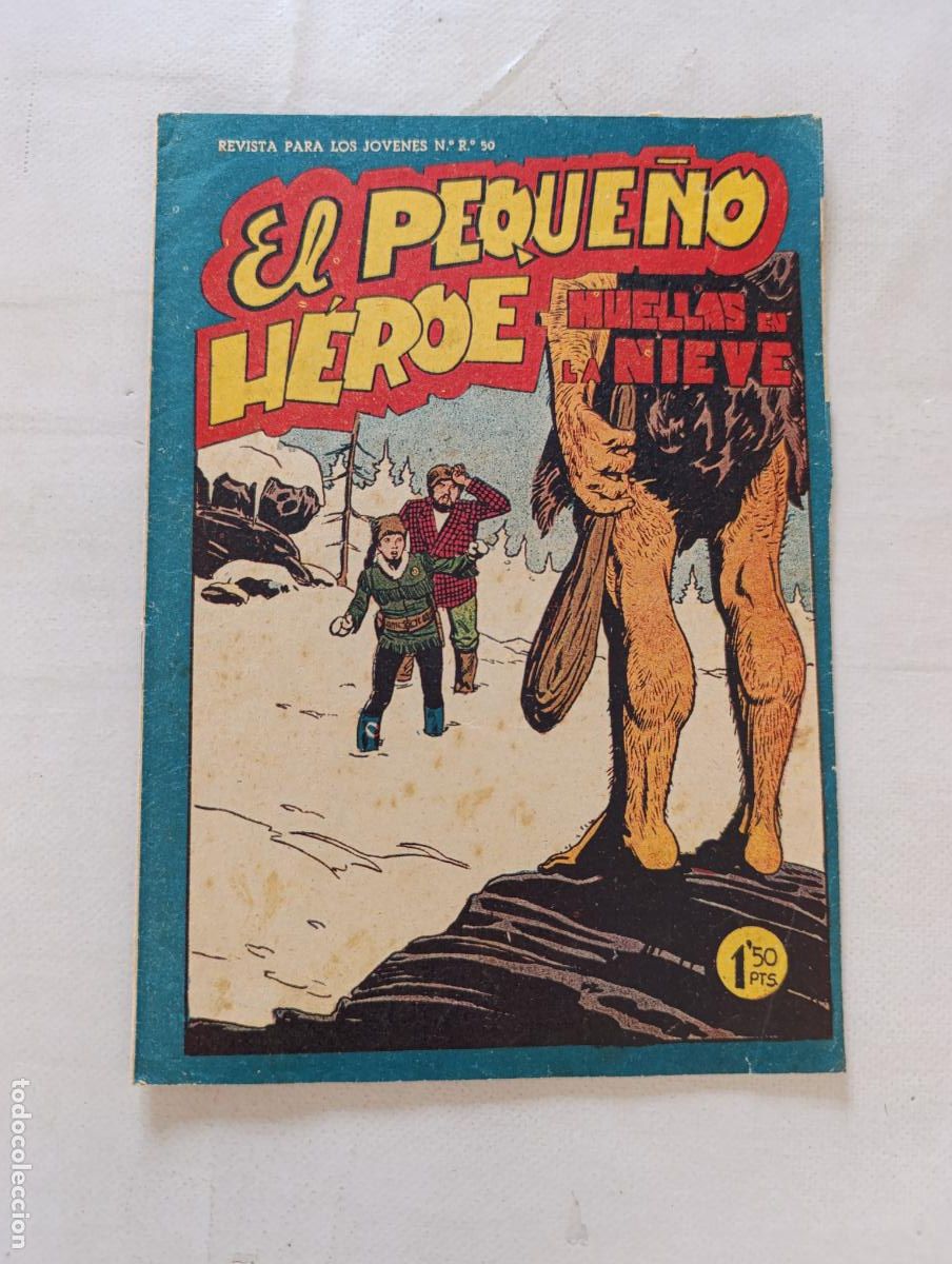 Tebeos: EL PEQUE&Ntilde;O HEROE N&ordm; 74 - HUELLAS EN LA NIEVE - MAGA - ORIGINAL (HU)