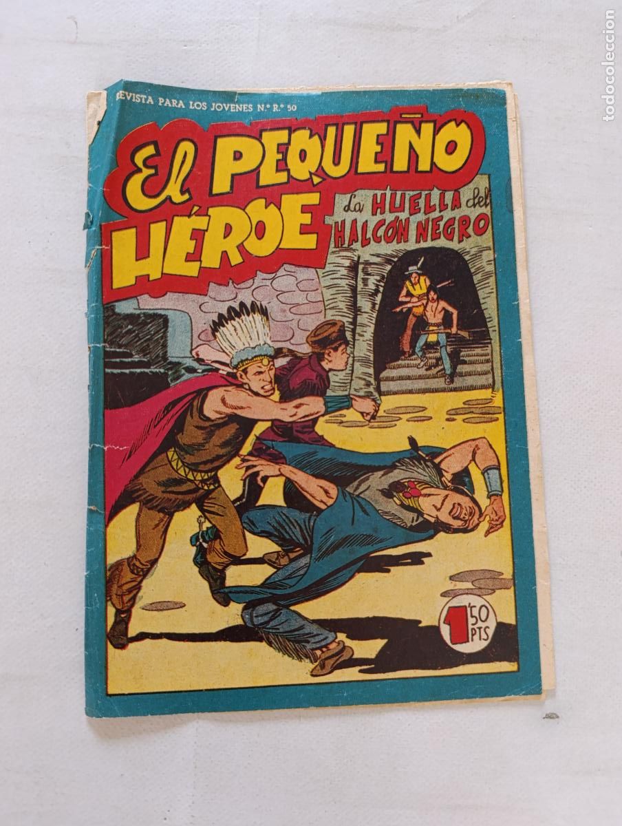 Tebeos: EL PEQUE&Ntilde;O HEROE N&ordm; 97 - LA HUELLA DEL HALCON NEGRO - MAGA - ORIGINAL (HU)