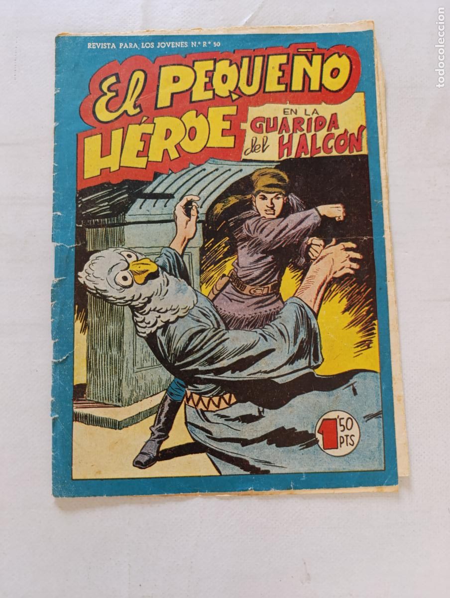 Tebeos: EL PEQUE&Ntilde;O HEROE N&ordm; 98 - EN LA GUARIDA DEL HALCON - MAGA - ORIGINAL (HU)