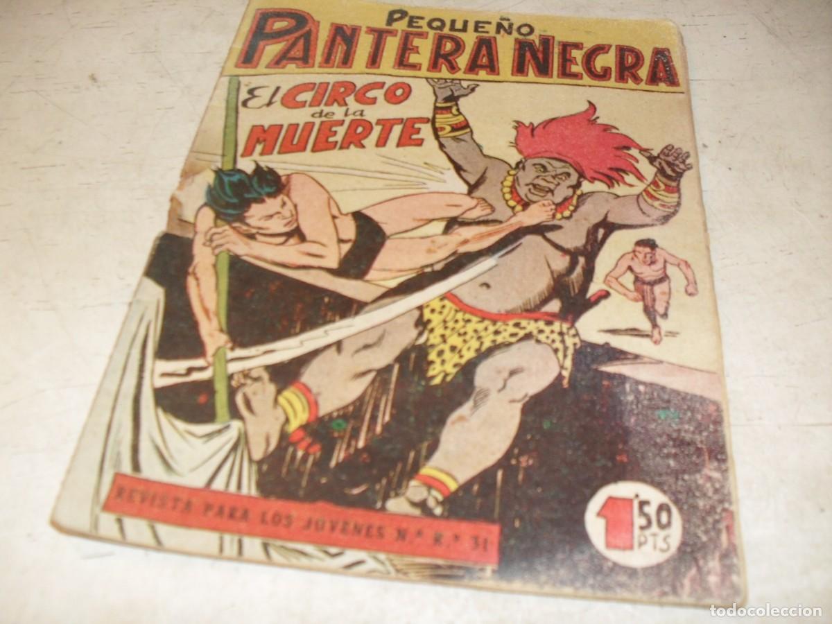 Tebeos: (ORIGINAL)PEQUE&Ntilde;O PANTERA NEGRA N&ordm; 65,EL CIRCO DE LA MUERTE,DE 329,MAGA,1958