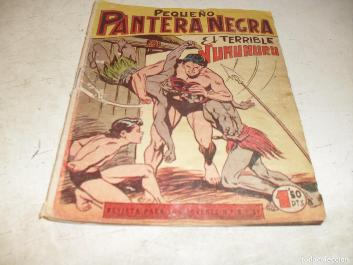 Tebeos: (ORIGINAL)PEQUE&Ntilde;O PANTERA NEGRA N&ordm; 64,EL TERRIBLE NUMUNURU,DE 329,MAGA,1958