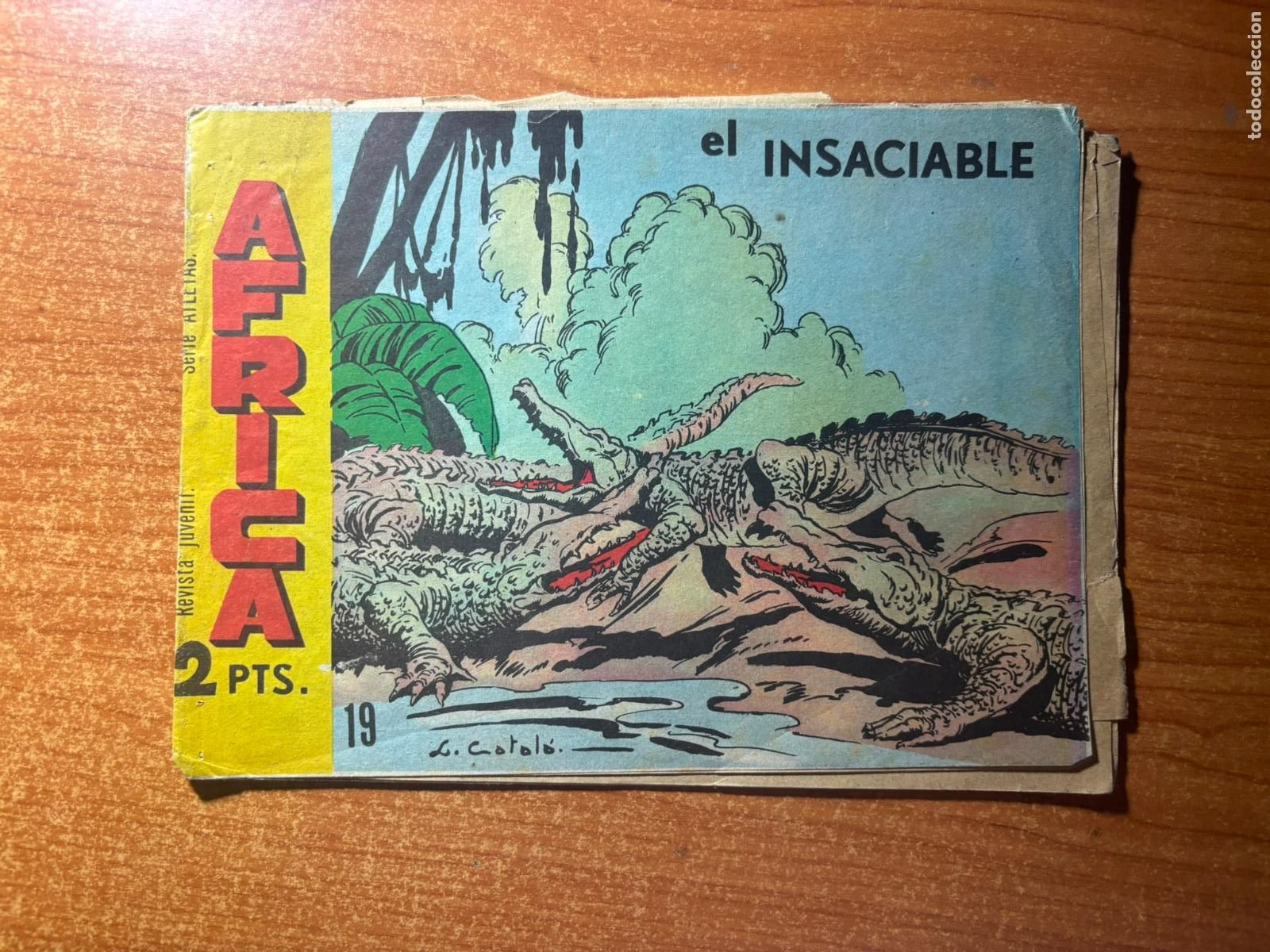 Tebeos: AFRICA N&ordm; 19 EDITORIAL MAGA ORIGINAL