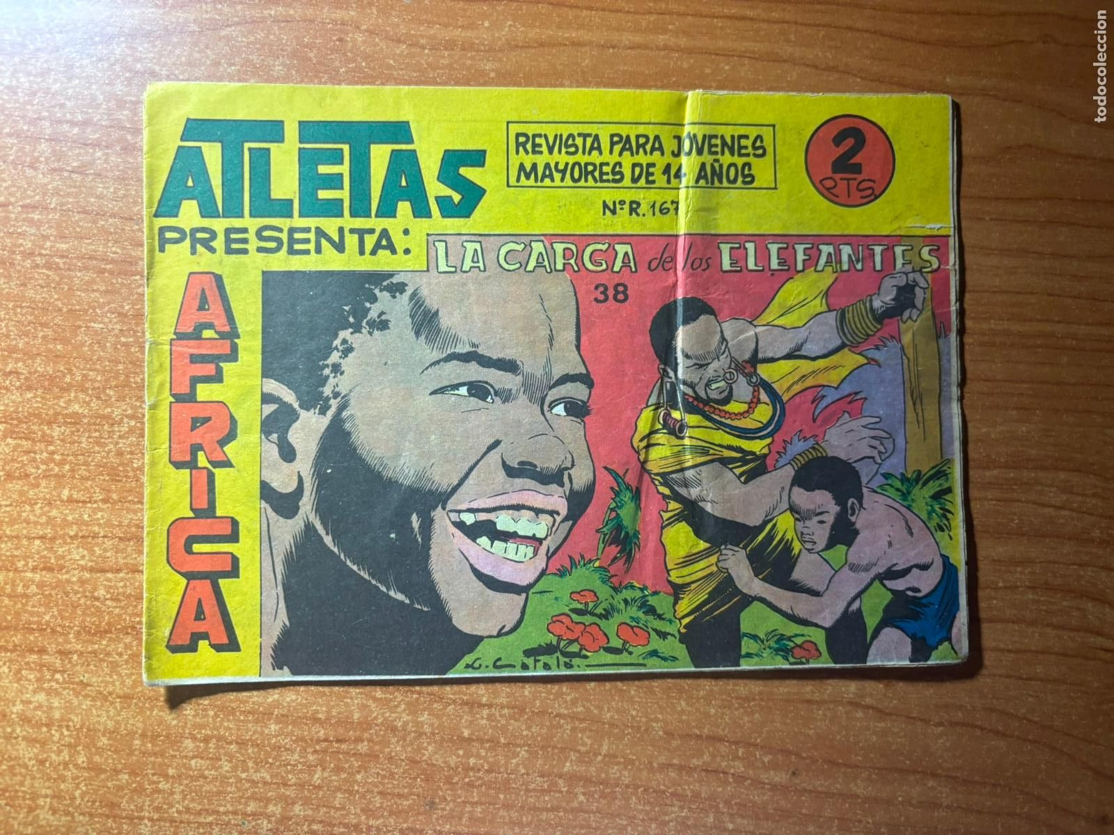 Tebeos: AFRICA N&ordm; 38 EDITORIAL MAGA ORIGINAL