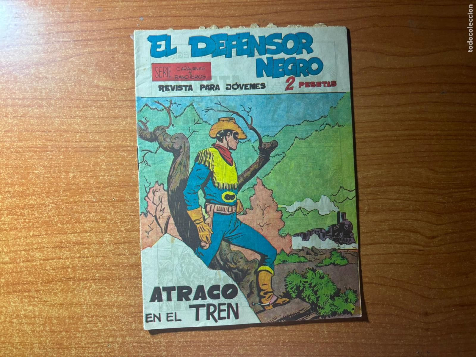 Tebeos: EL DEFENSOR NEGRO N&ordm; 37 EDITORIAL MAGA ORIGINAL - Foto 1