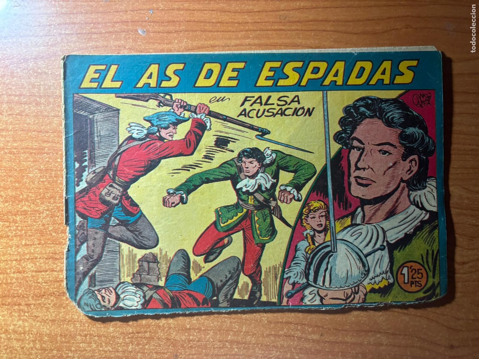 Tebeos: AS DE ESPADAS N&ordm; 5 EDITORIAL MAGA ORIGINAL