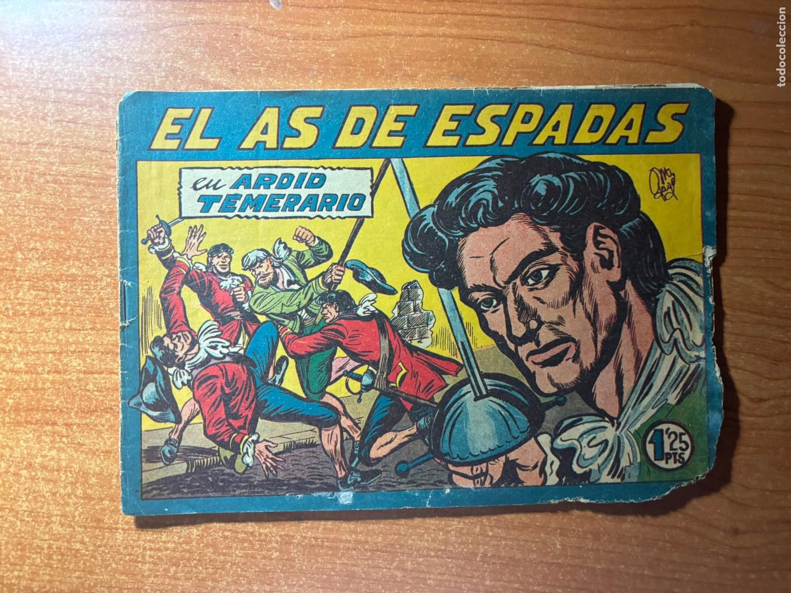 Tebeos: AS DE ESPADAS N&ordm; 16 EDITORIAL MAGA ORIGINAL - Foto 1
