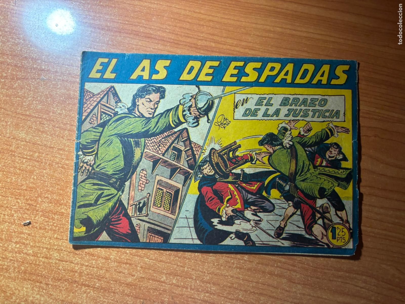 Tebeos: AS DE ESPADAS N&ordm; 27 EDITORIAL MAGA ORIGINAL - Foto 1