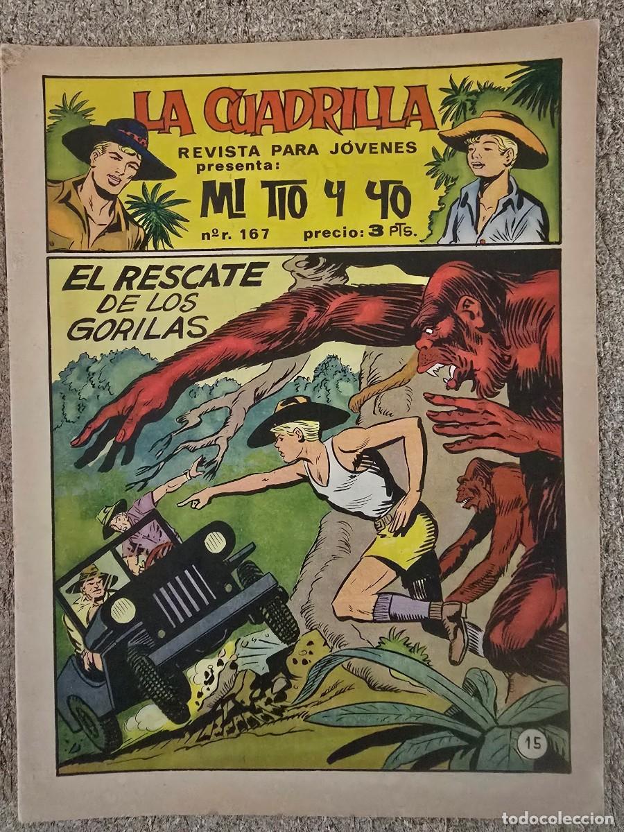 Tebeos: La Cuadrilla.Mi Tio y Yo 15.El Rescate de los Gorilas.Maga