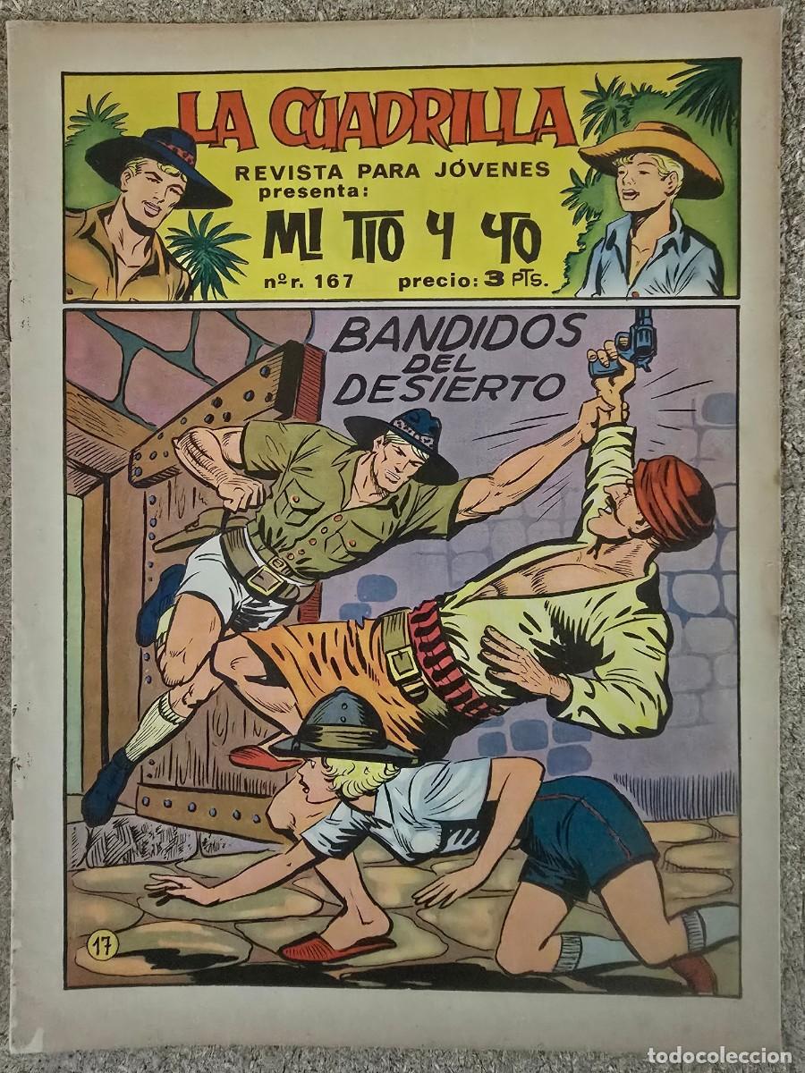 Tebeos: La Cuadrilla.Mi Tio y Yo 17.Bandidos del Desierto.Maga