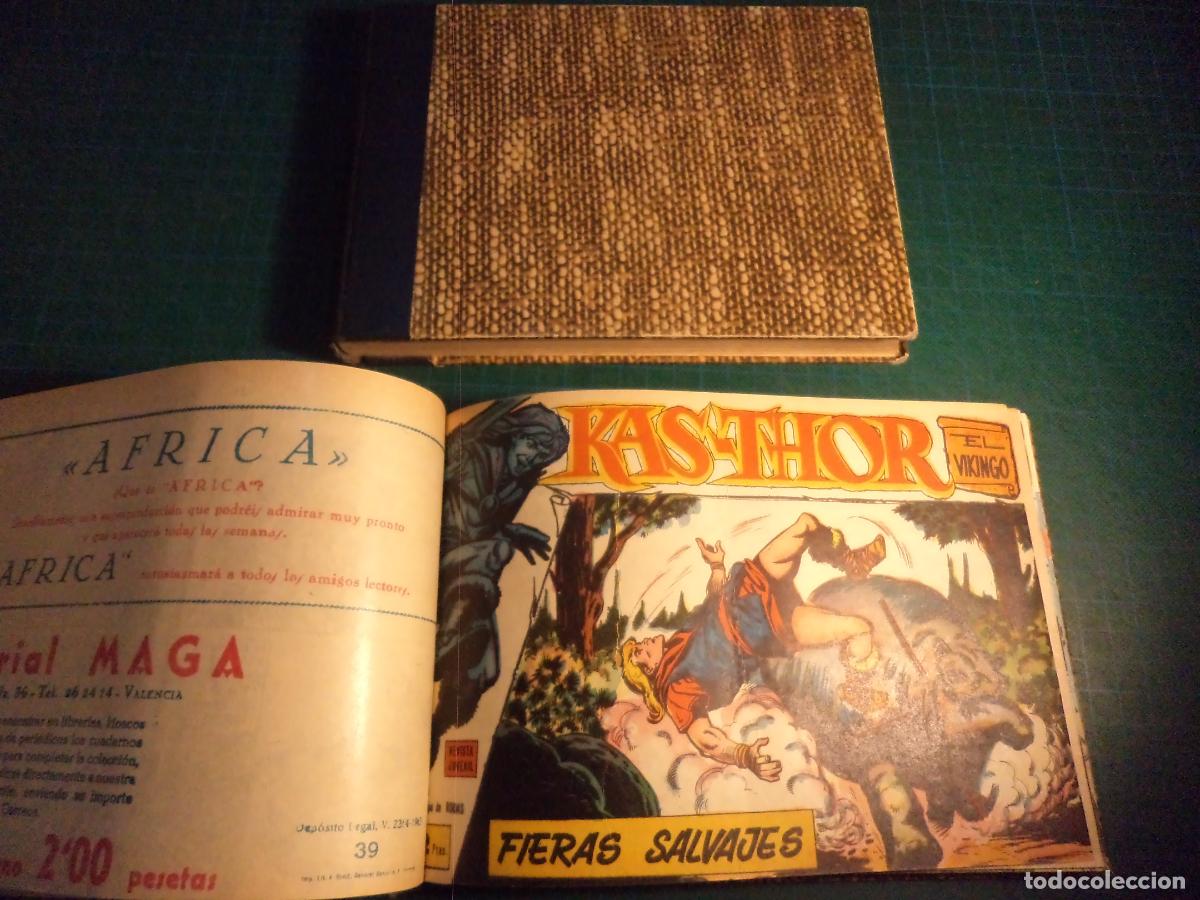 Tebeos: Kas-Thor. Maga. Completa 62 ejemplares. Encuadernada en dos tomos. ORIGINAL