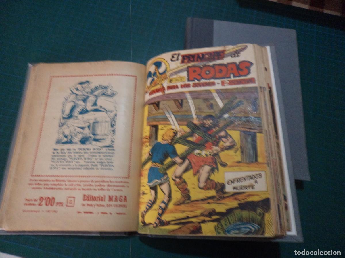 Tebeos: El principe de Rodas. Maga. Completa 56 ejemplares. Encuadernada en dos tomos. ORIGINAL