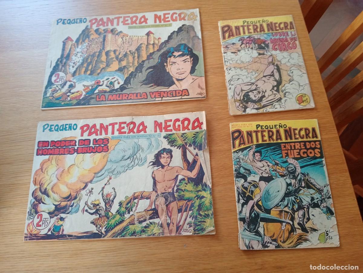 Tebeos: LOTE PANTERA NEGRA / PEQUE&Ntilde;O PANTERA NEGRA. 4 EJEMPLARES. GRAPA. MAGA. 1959 &ndash; 62. ORIGINALES.