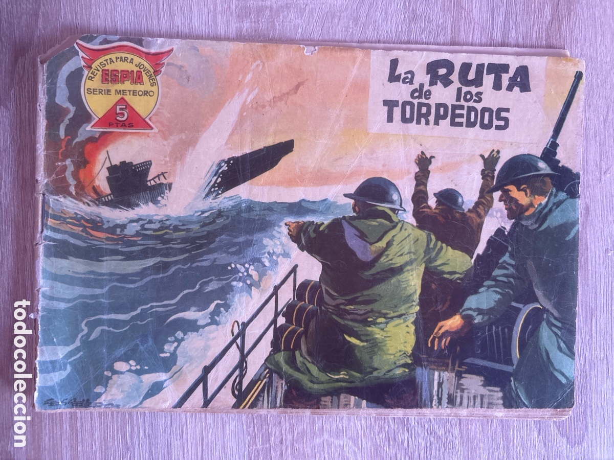 Comics: Esp&iacute;a serie meteoro la ruta de los torpedos n&uacute;m 18