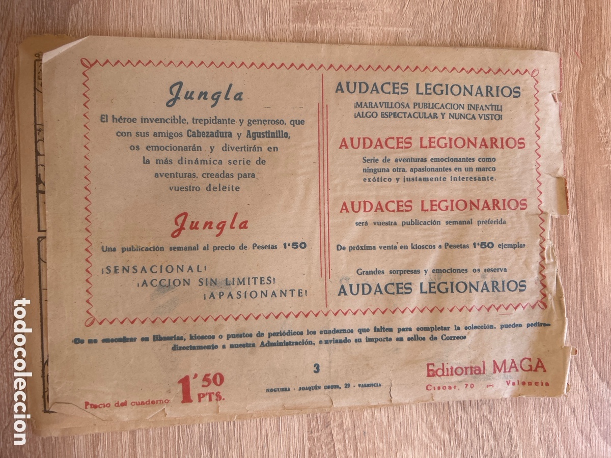 Tebeos: Audaces legionarios n&uacute;m 3 - Foto 3