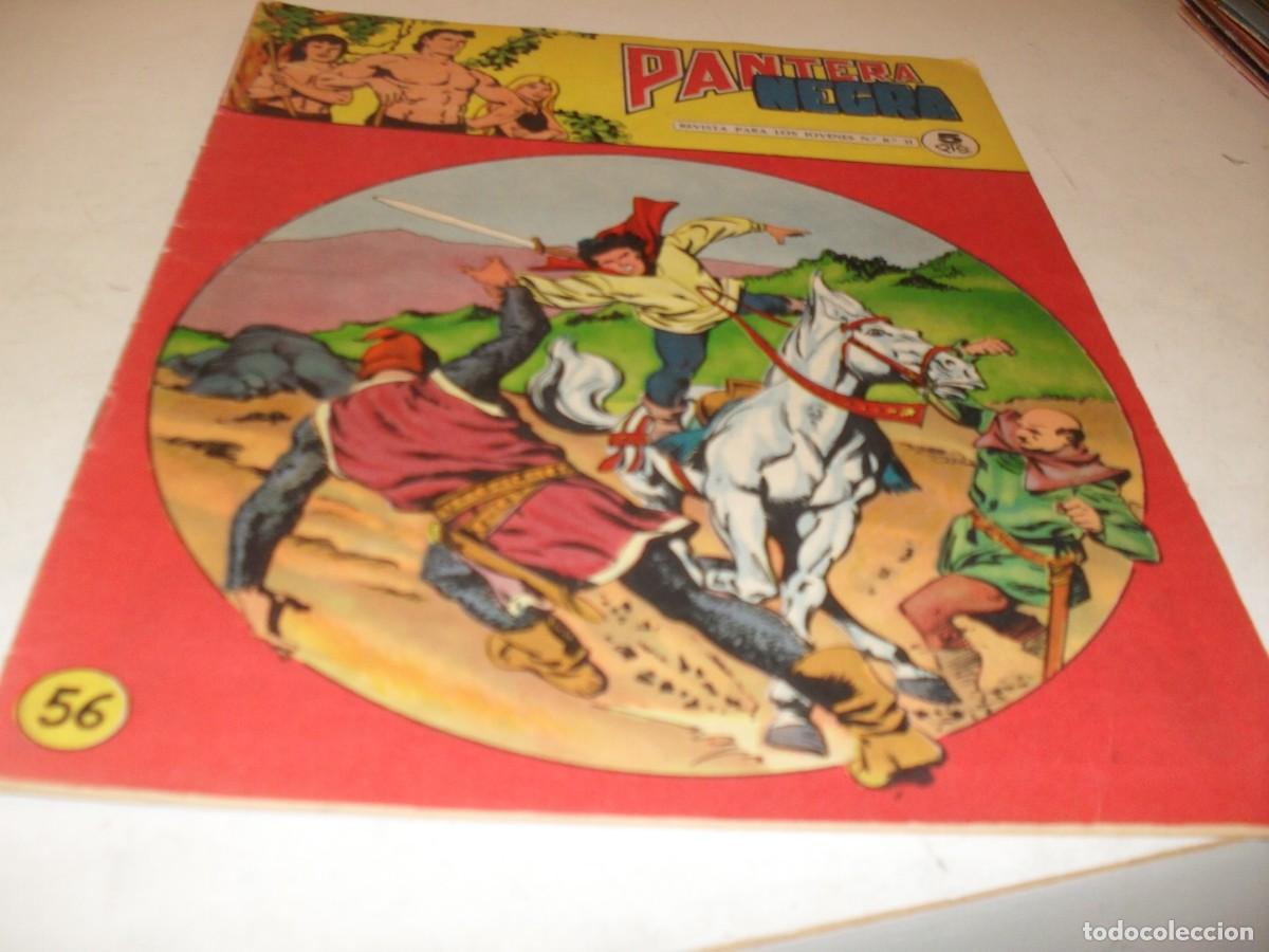 Tebeos: (ORIGINAL)PANTERA NEGRA N&ordm; 56,CON RECORTABLE MAPA DE ESPA&Ntilde;A Y PORTUGAL N&ordm; 5,DE 65,MAGA 1965