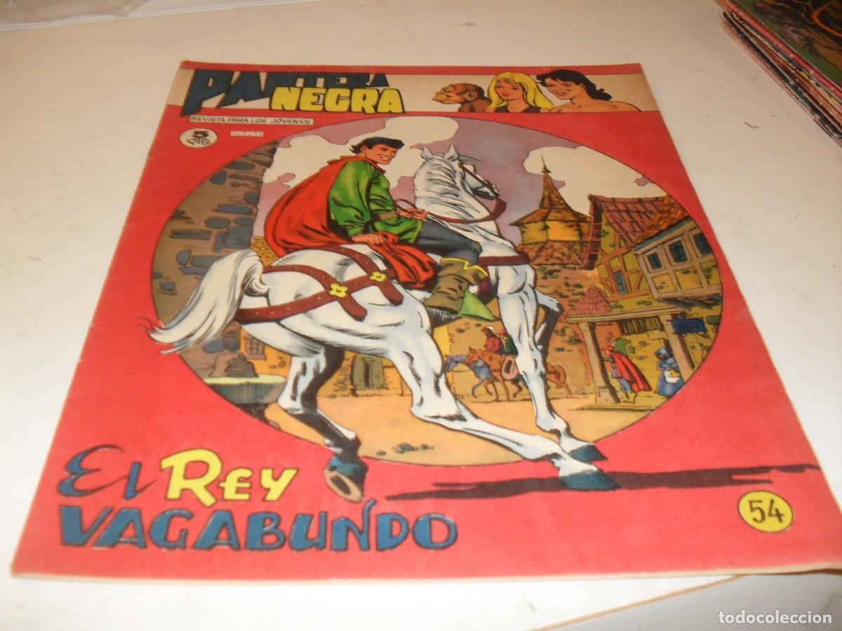 Tebeos: (ORIGINAL)PANTERA NEGRA N&ordm; 54,CON RECORTABLE MAPA DE ESPA&Ntilde;A Y PORTUGAL N&ordm; 3,DE 65,MAGA 1965