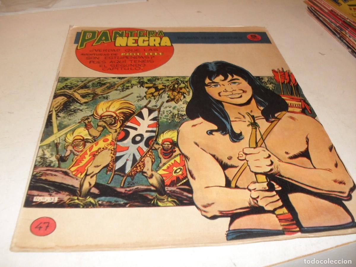 Tebeos: (ORIGINAL)PANTERA NEGRA N&ordm; 47,CON PEQUE&Ntilde;O PANTERA Y GACELA EN COLOR,DE 65,MAGA 1965