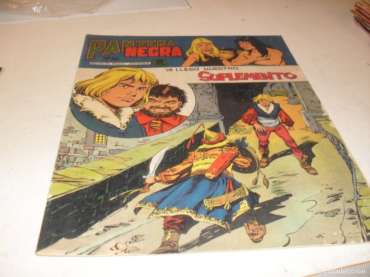 Tebeos: (ORIGINAL)PANTERA NEGRA N&ordm; 46,SIN EL SUPLEMENTO,DE 65,MAGA 1965