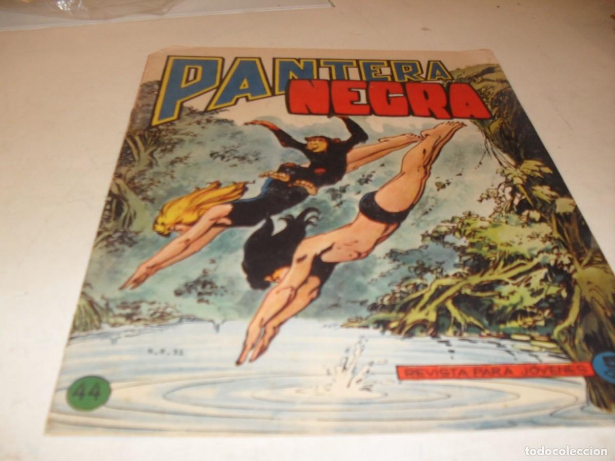 Tebeos: (ORIGINAL)PANTERA NEGRA N&ordm; 44,CON CROMOS ESTAMPAS DE AFRICA 173 AL 176,DE 65,MAGA 1965