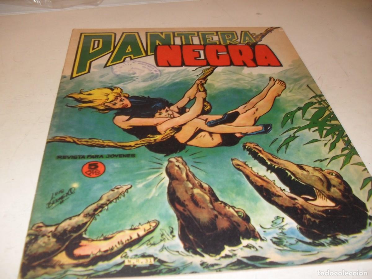 Tebeos: (ORIGINAL)PANTERA NEGRA N&ordm; 43,CON CROMOS ESTAMPAS DE AFRICA 169 AL 172,DE 65,MAGA 1965