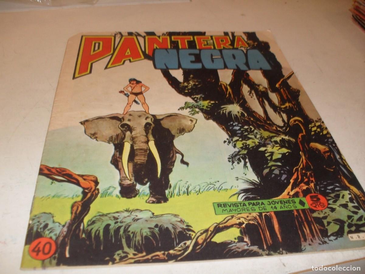 Tebeos: (ORIGINAL)PANTERA NEGRA N&ordm; 40,CON CROMOS ESTAMPAS DE AFRICA 157 AL 160,DE 65,MAGA 1965