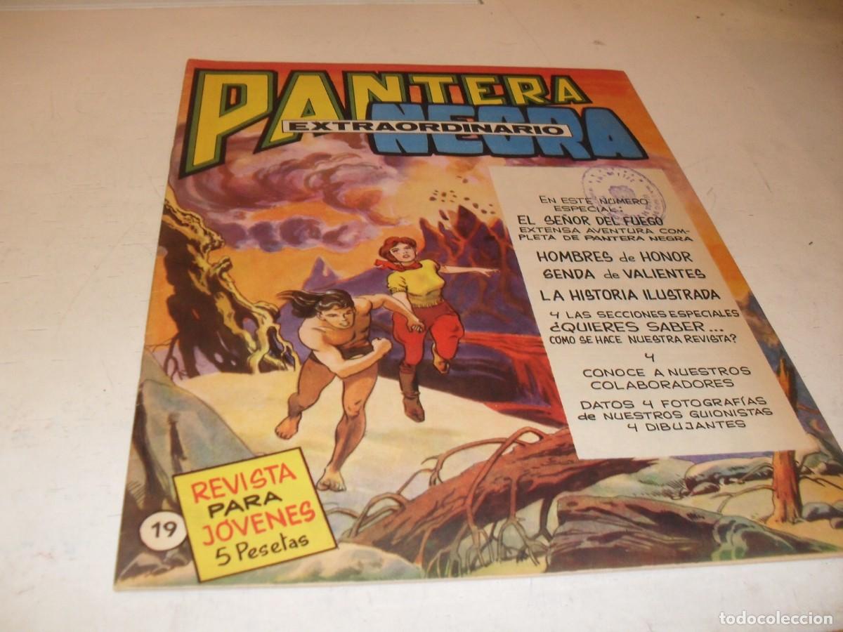 Giornalini: (ORIGINAL)PANTERA NEGRA N&ordm; 19,N&ordm; EXTRAORDINARIO,CON CONOCE A NUESTROS COLABORADORES,DE 65,MAGA 1965