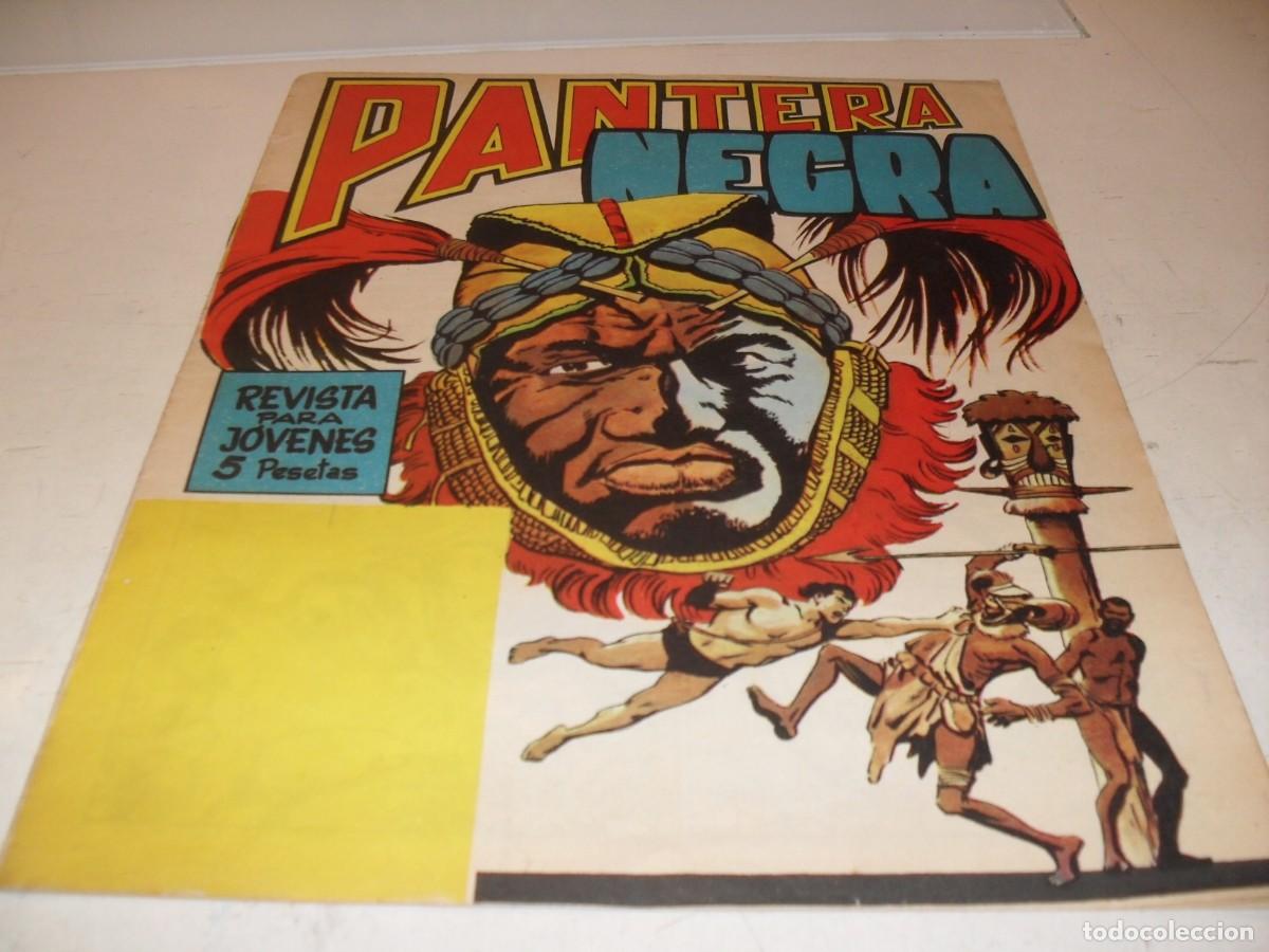 Tebeos: (ORIGINAL)PANTERA NEGRA N&ordm; 2,PRIMEROS N&ordm;,CON CROMOS ESTAMPAS DE AFRICA N&ordm; 5 AL 8,DE 65,MAGA 1965