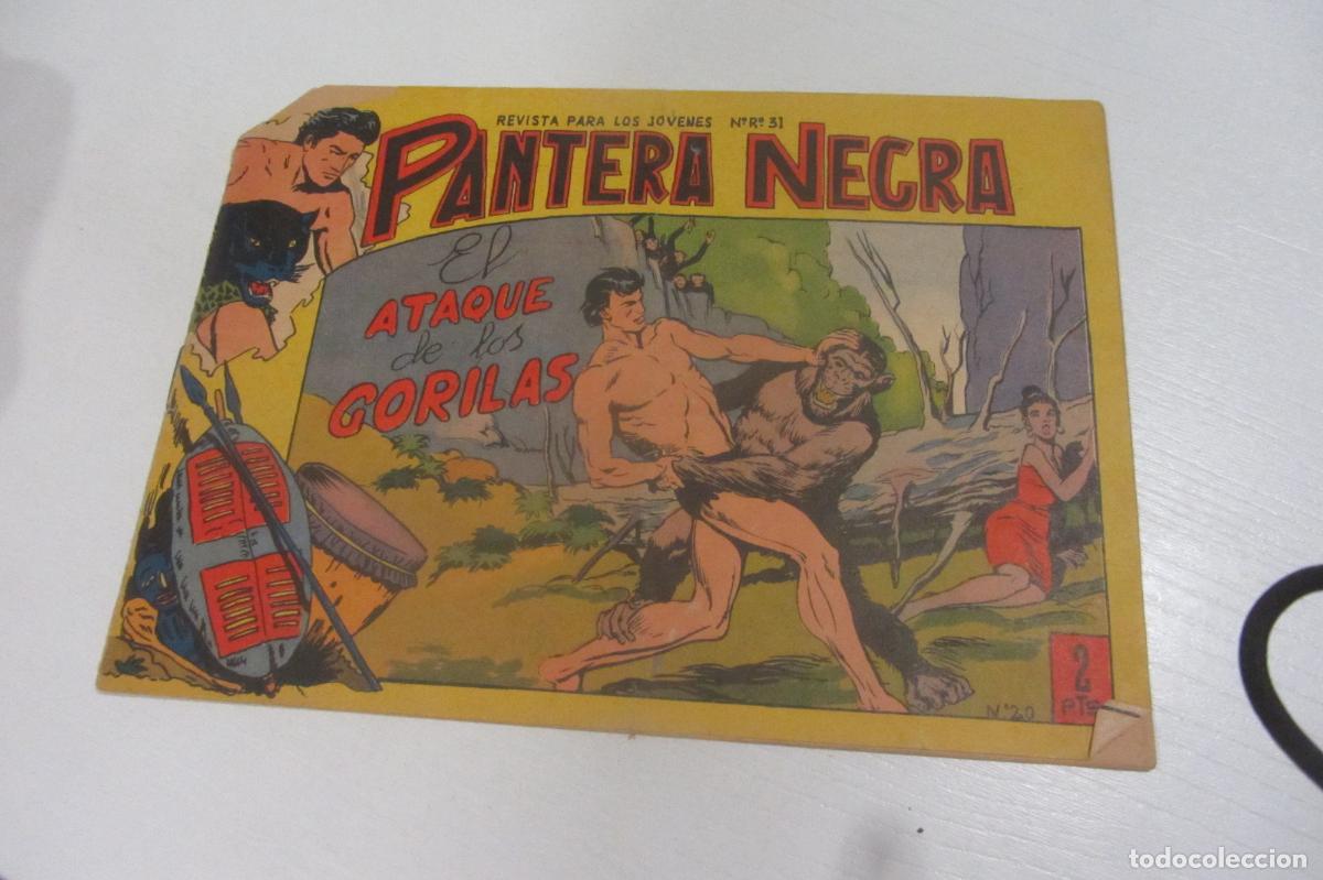 Giornalini: PANTERA NEGRA N&ordm; 20 - EL ATAQUE DE LOS GORILAS - MAGA - ORIGINAL ARX78