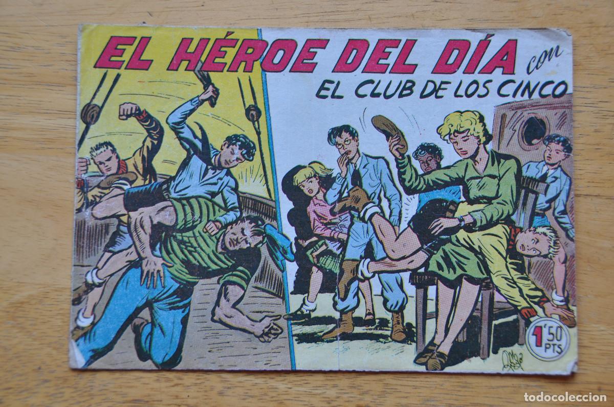 Tebeos: COMIC - EL CLUB DE LOS CINCO N&ordm;21 (EL HEROE DEL DIA)