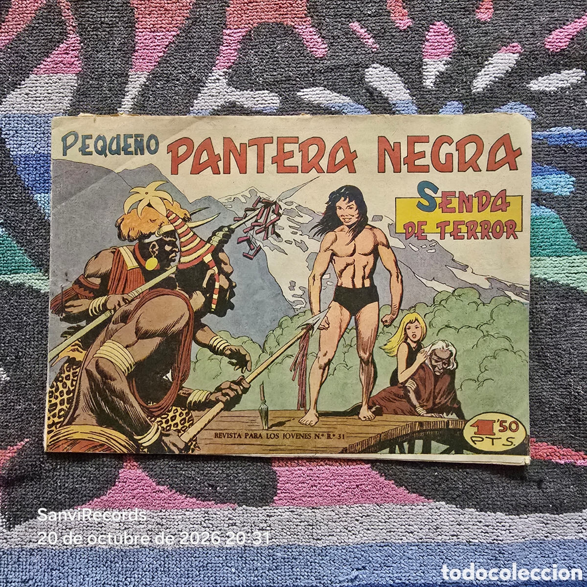 Tebeos: PEQUE&Ntilde;O PANTERA NEGRA 31: SENDA DE TERROR (MAGA)