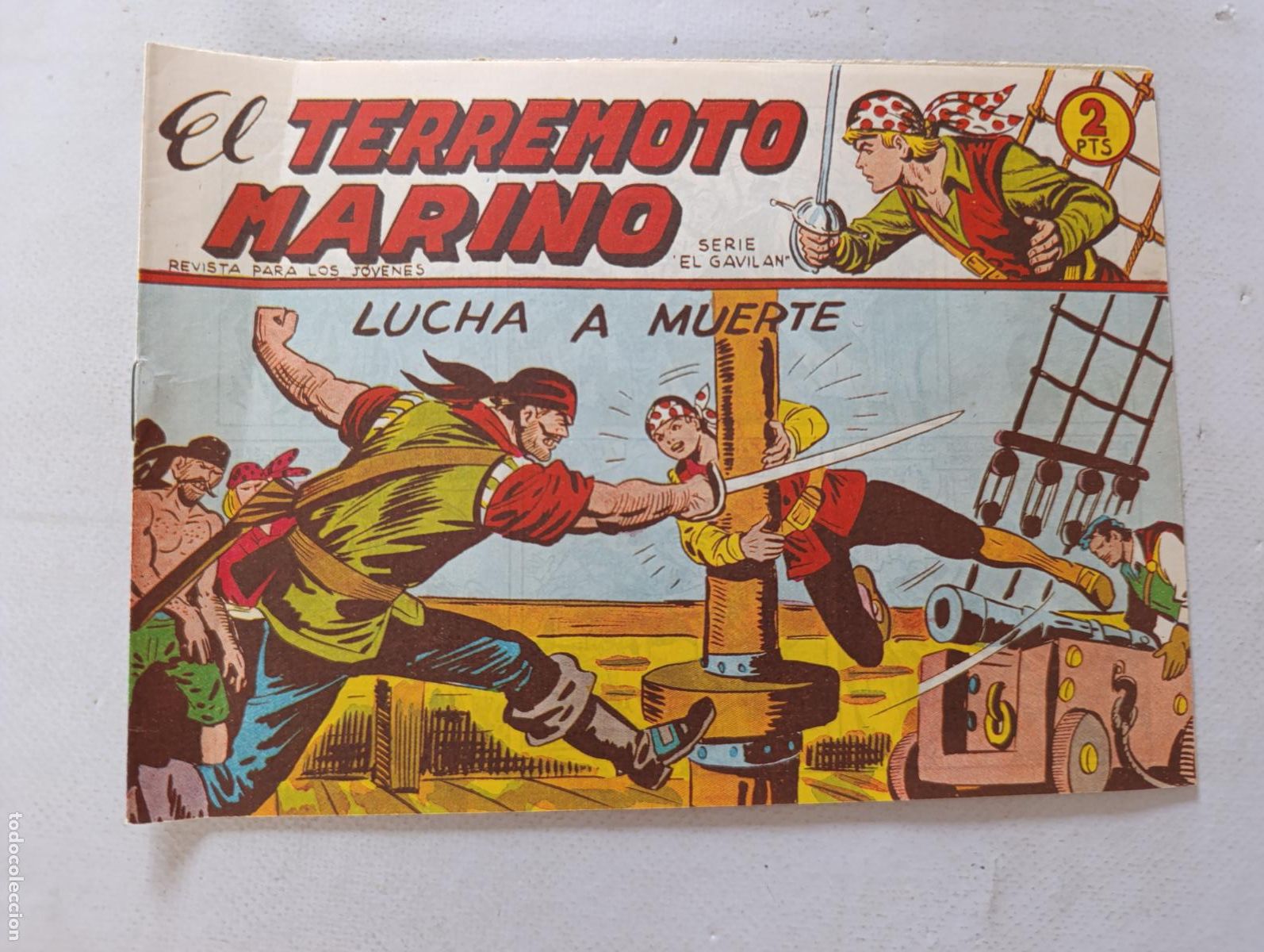 Tebeos: EL TERREMOTO MARINO N&ordm; 7 - LUCHA A MUERTE - MAGA (HS)