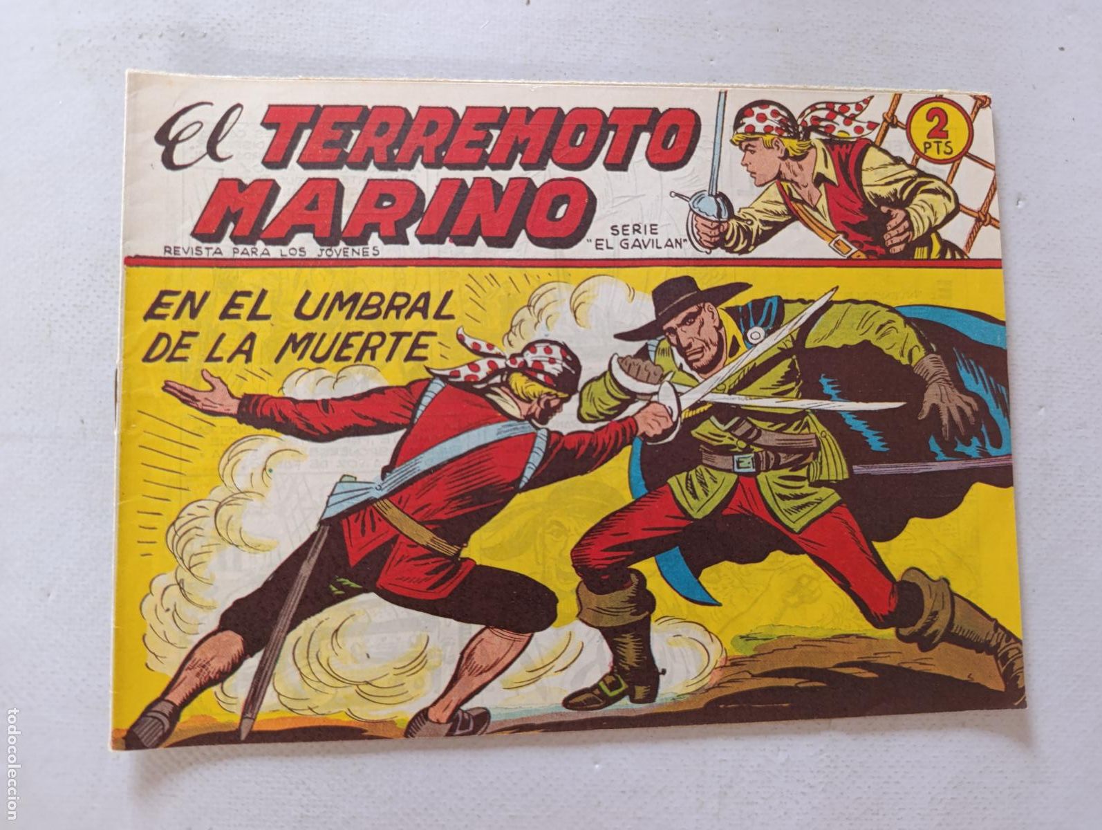 Tebeos: EL TERREMOTO MARINO N&ordm; 11 - EN EL UMBRAL DE LA MUERTE - MAGA (HS)