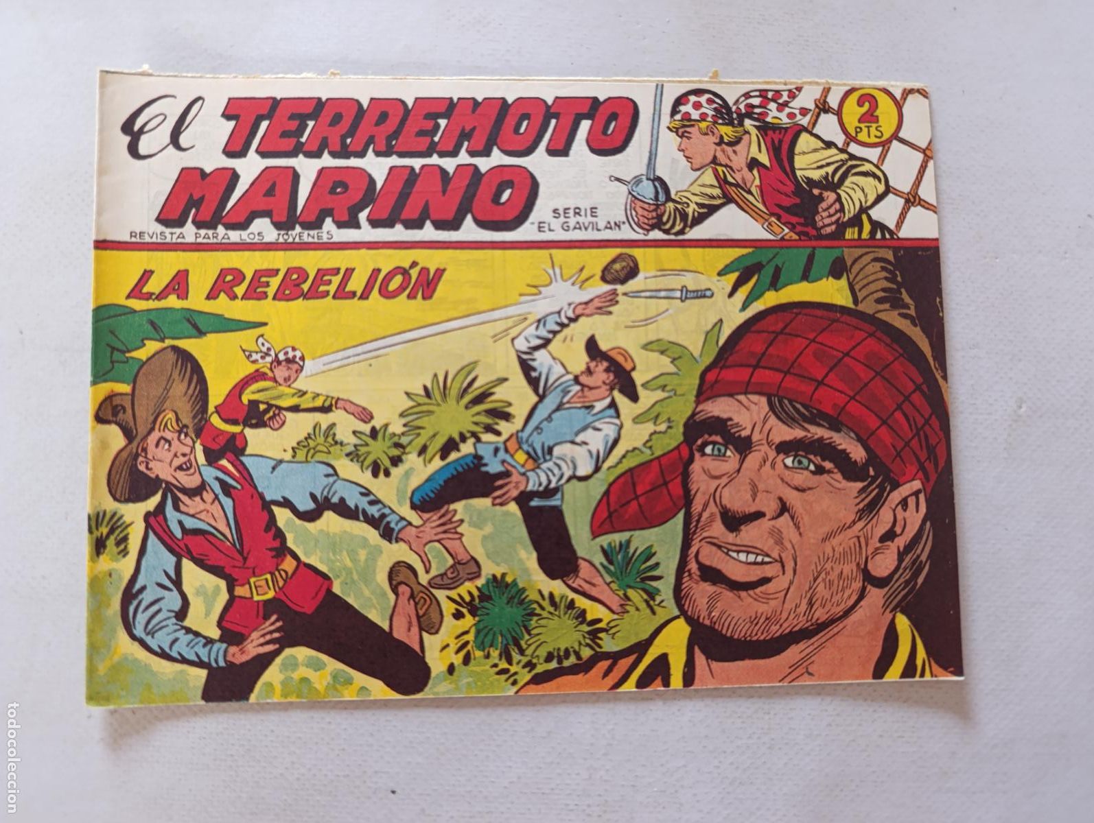 Tebeos: EL TERREMOTO MARINO N&ordm; 12 - LA REBELION - MAGA (HS)