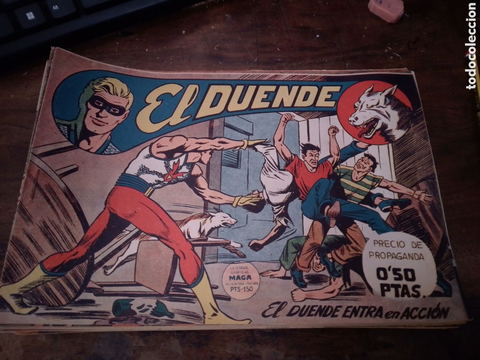 Livros de Banda Desenhada: EL DUENDE 60 N&Uacute;MEROS. MAGA. VALENCIA, 1961. COLECCION COMPLETA