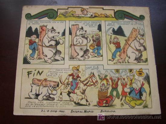 Tebeos: HIPO EN EL OESTE- EDT. MARCO- 1962. - Foto 3