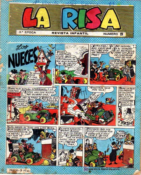 Tebeos: la risa n&ordm; 19- 3&ordm; epoca - Foto 1